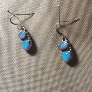 Opal earrings